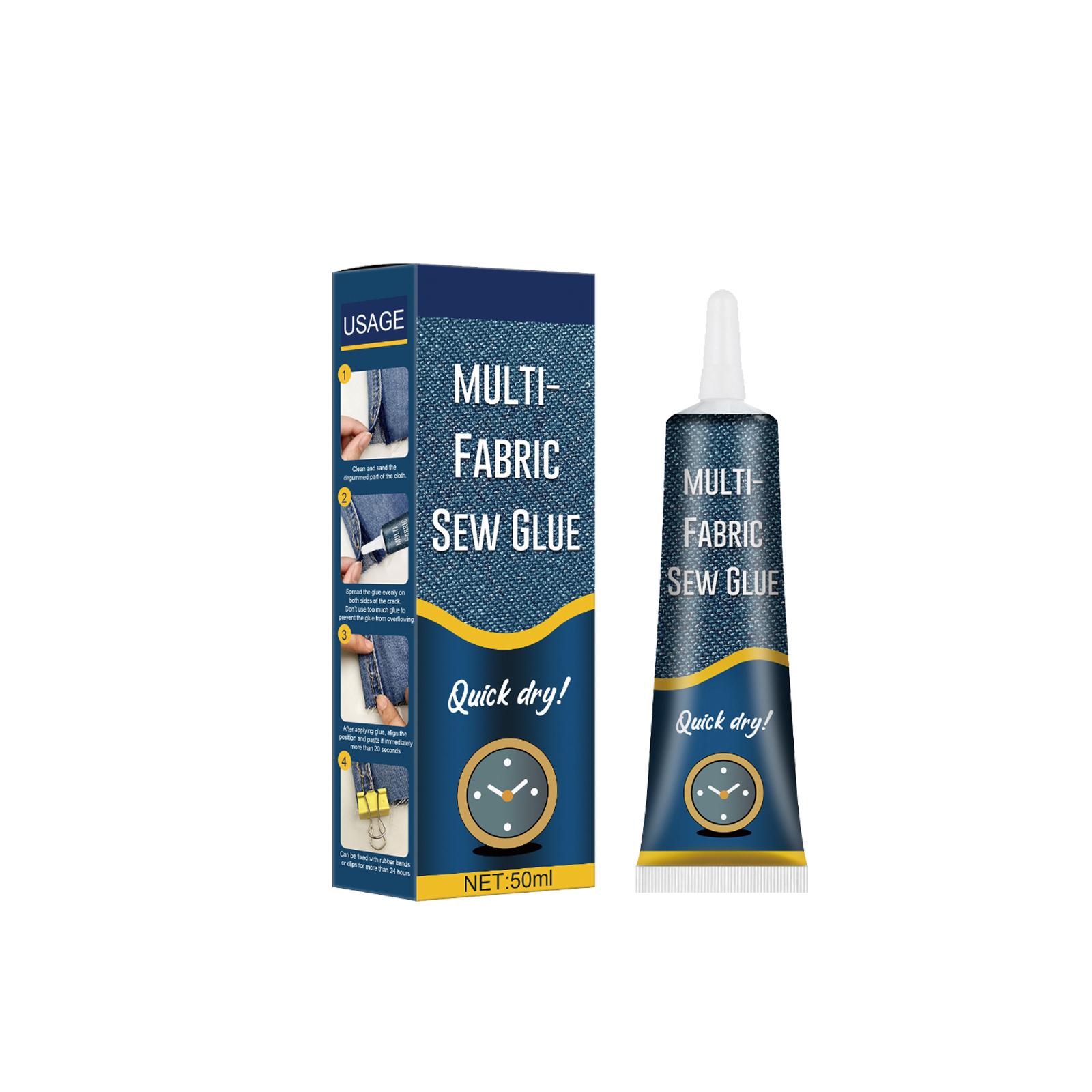 

Fabric Stitching Glue For Clothes, Special Offset Printed Pants, Insoles, Jeans,holes, Fabric Glue One Size синий