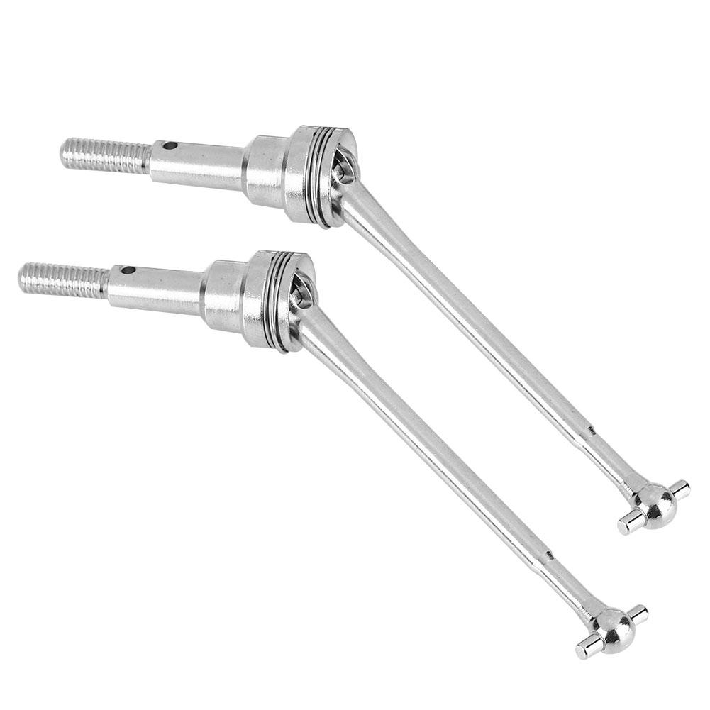 2pcs Front  Drive Shaft for WLtoys 1 12 12423 Remote Control Car Accessory (Silver0090S)