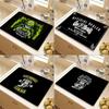 G-Gas Monkey Decor Floor Mat Diatomite Floor Mat Fast Drying Odor Resistant Non Slip Bath Kitchen Mat