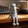 3D Printed Sitting Figure Desk Decoration Creative Toy Sculpture
