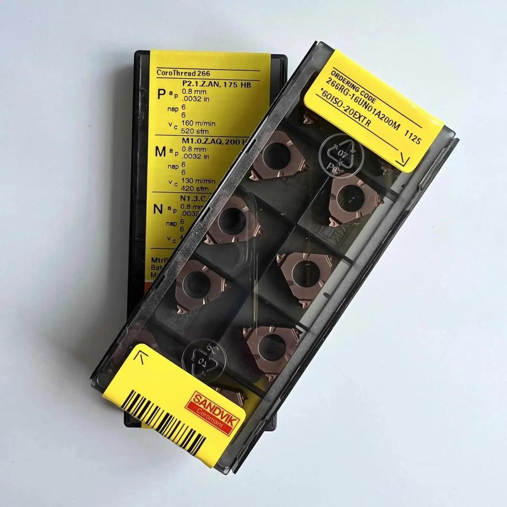 Original Sandvik / 266RG-16UN01A200M 1125 /Carbide CNC Blade 10 PCS