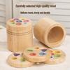 Wooden Color & Shape Sorting Cylinder for Kids (Ages 3-6) - Educational Pencil Holder Toy