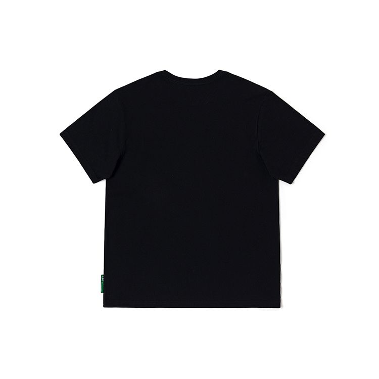 SS23 Solid Color Round Neck Short Sleeve T-Shirt Men tops Black LMT0045413RX00FK11000