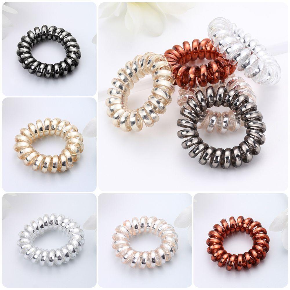 

2 шт., аксессуары, резинка для волос, чистый цвет, держатель для хвоста, резиновая повязка для волос, эластичная веревка для волос чёрный