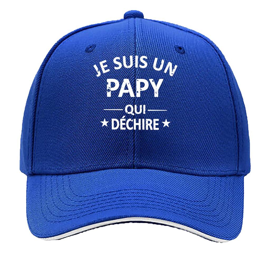 PAPY Vintage for Unisex Women Adjustable Snapback Look Je Suis Un Pappy Print Outdoor Fishing Sandwich Baseball Cap