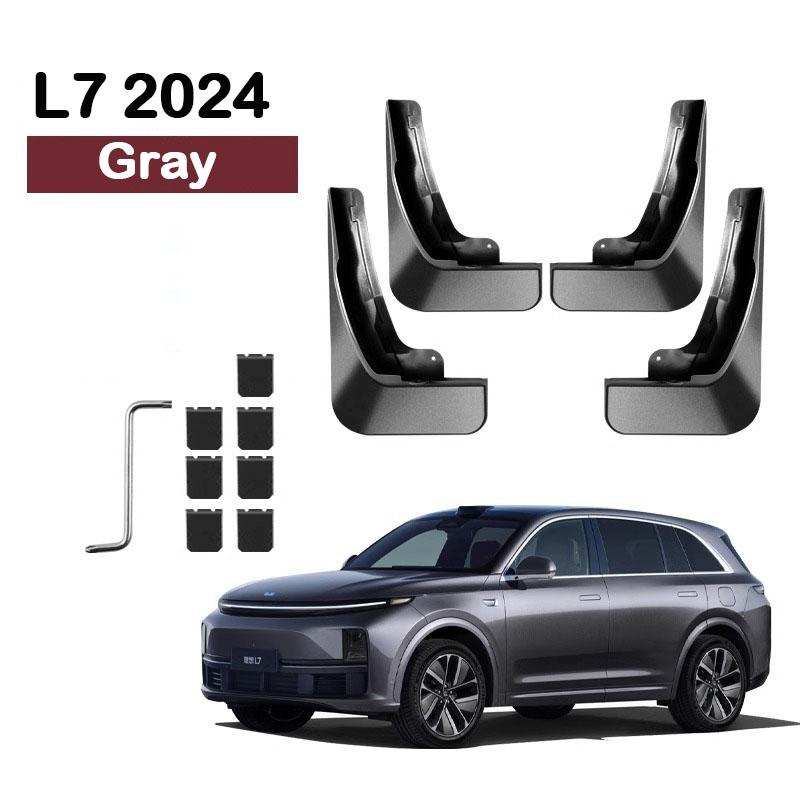 For Lixiang L6 L7 2024 Car Non-destructive Baking Paint Mudguards Front & Rear Wheels Splash Proof Fenders Auto Accessories