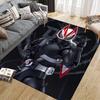 Kamen Rider mecha style graphic Square Area Rug, Non-Slip Floor Mat for Living Room, Perfect Gift for Fans.chl