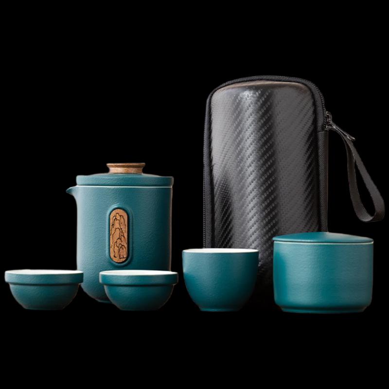 WoDing JianShan Portable Travel Ceramic Tea Set