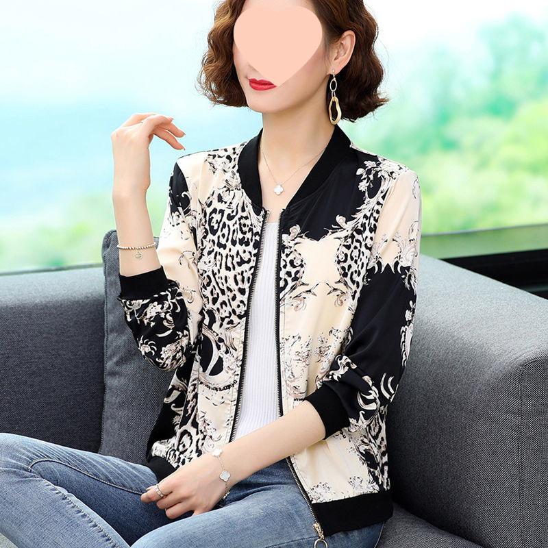 Women's Sun Protection Chiffon Jacket - Stylish Summer Top for Middle-Aged Moms