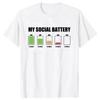Men's Clothing with A Uniform Style Humorous Quotes  Fitness T-shirts Introverted Humorous Jokes Introverted Cotton T-shirts