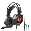 Wired Gaming Headset Professional Ergonomic Comfortable Clear Gaming Headset for PC Computer Black Red