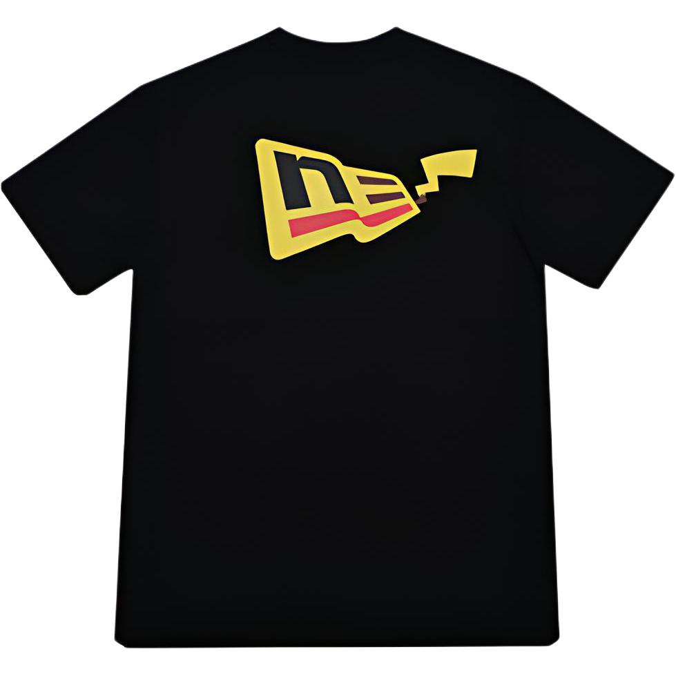 New Era Casual Comfortable Simple T-Shirt Unisex tops Black 12525842