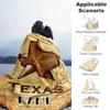 Texas Customize Text Blanket Gift Customizable Blanket Ultra-Soft Versatile for Bed Chair Bedding Nap Ideal for All Seasons