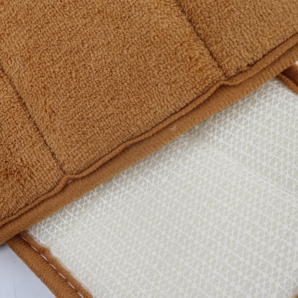 U-förmige Toilettenmatte Wasserabsorbierend Rutschfest Elastisch Hautfreundlich Badezimmerteppich Pad Badeteppich Duschschutz Haushalt Zuhause