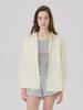Weibeuyunion Oversized Essential Shirt Light Yellow