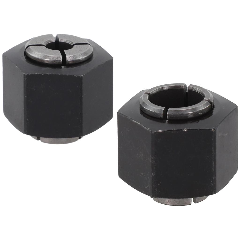 For Home Improvement 6.35mm Router Collet Router Collet Set Black Color 2 Specifications For 2610906284 For 2610906287