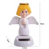 Solar Powered Car Decor Shaking Head Dolls Dancing Flip Dolls Solar Swinging Angel Bobble Head Doll