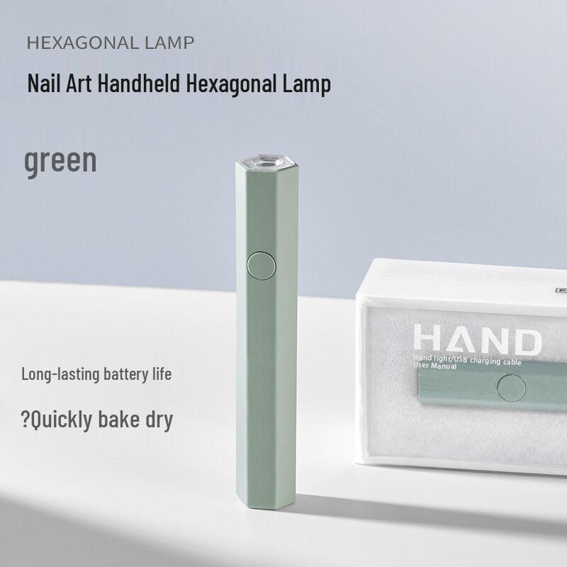 

Portable Nail Art Rechargeable Quick-Dry Lamp - Free Shipping зелёный