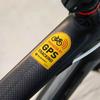 1Set Bike Anti-Theft Warning Sticker - GPS Tracking Reflective Waterproof, Universal for Bicycle/Scooter/Motorcycle