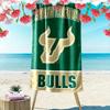 South Florida Bulls Print Beach Towel, Large Soft Quick Dry Towel for Beach Camping Swimming
