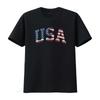 Usa T Shirt Women Patriotic American Flag Distressed Vintage Washed Stylish Slightly Comfortable Breathable Homme Casual