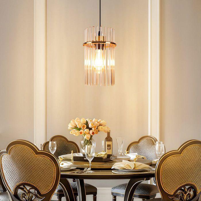 Pendant Lamp - NETTLIFE - Nettlife 1-light Pendant - E27 - Gold - Ø 16 Cm