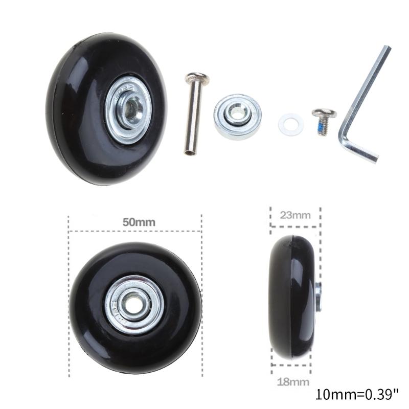 Mute Luggage Suitcase Replacement Wheels Wear-Resistant Suitcase Wheels Luggage Suitcase Wheels Suitcase Spinner Wheels