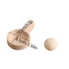 Round Wood Dumpling Skin Maker Ball Rolling Manual Dumpling Maker Dumpling Skin Press Reusable Dumpling Ravioli Maker Tools