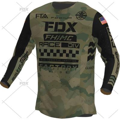 2024 Maillot de Descenso Racing Bicicleta de Montaña Motocicleta Ciclismo Camisa Crossmax Ropa de Ciclismo para Hombre Maillot MTB MX Ranger Fdx DH