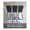 Yamazaki Jitsugyo Slim Garbage Bag Holder with Lid 45L Black Approx. W19XD40XH54cm Tower Trash Can Easy To Remove Garbage Bags 5839