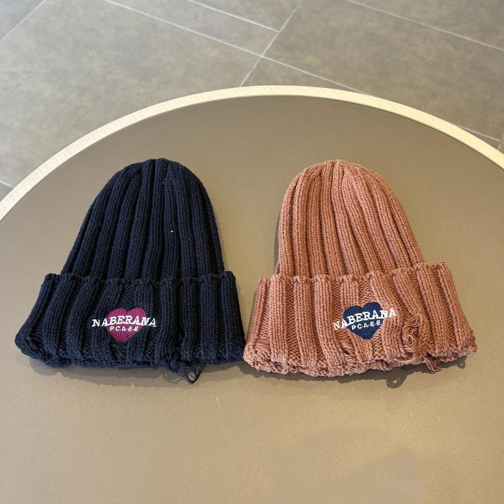 Autumn and Winter Windproof and Warm Korean Style Ear Protection Knitted Hat for Boys and Girls Spring Style Trendy Baby Pullover Hat
