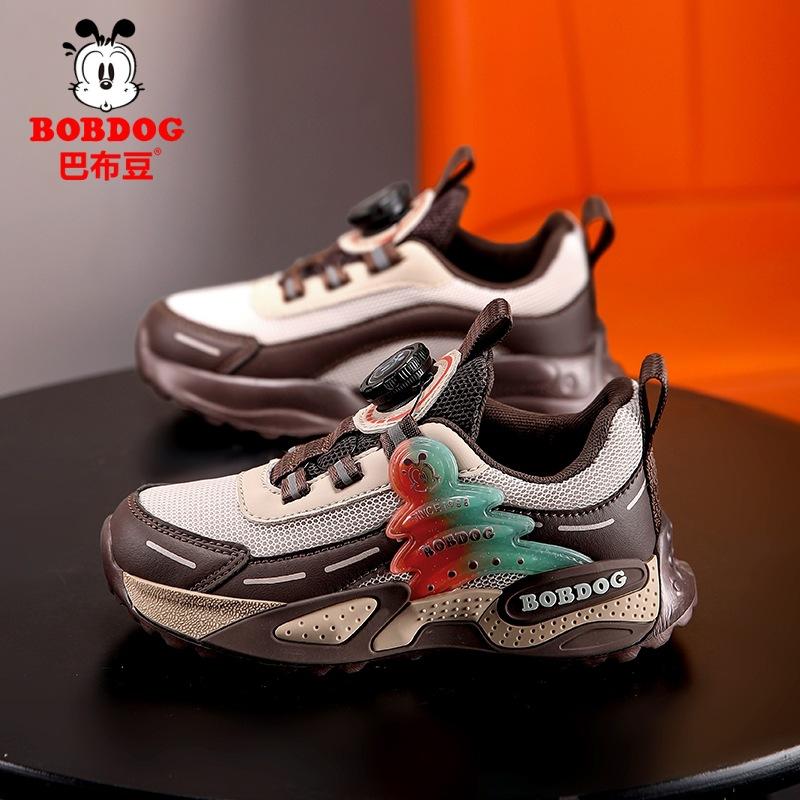 Babu bean pojkskor 2025 vår nya löparskor andningsbar mesh medelålders och äldre barns meshskor barns sportskor