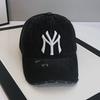 2026 New Unisex Letter Embroidery Hole Denim Baseball Caps Spring Autumn Outdoor Adjustable Casual Hats Sunscreen Hat