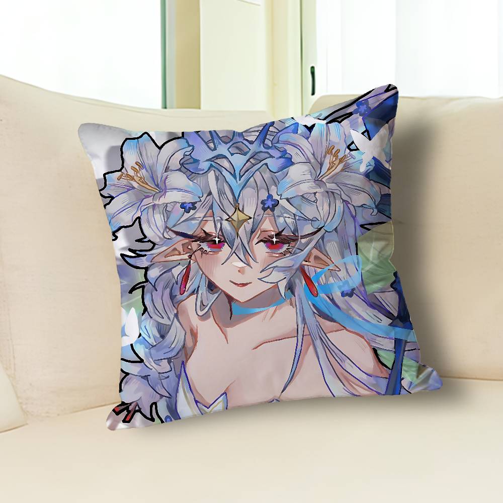 Run Kingdom White lily C-Cookie Various Sizes Square Pillow Case For Car Home Bedchamber Decor Custom Valentine gift