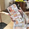 Silicone Anti-dust Phone Case For HTC Desire 20 Plus/D20+ Cute Protective Wrist Strap Ring Back Cover Shockproof Lanyard