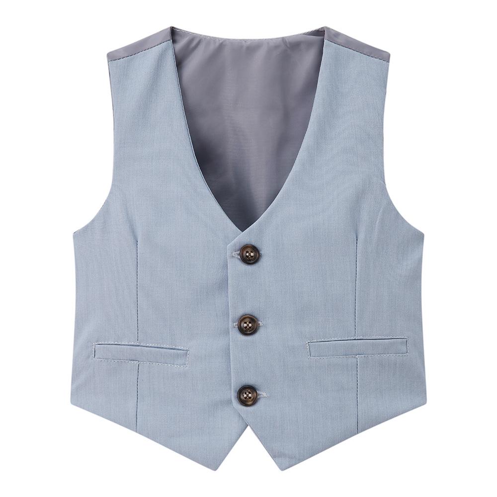 European & American Style Boys' Gentleman Vest & Bow Tie Party Set