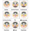 Wooden Children's Facial Expression Puzzle Game