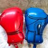 10 Pcs Boxing Gloves Balloons Inflatable Aluminum Foil Boxing Glove Balloons Sports Theme Party Decor for Birthday Wrestling Events