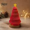 Travel Fidget Gadget 3D Printed Christmas Tree Toy, Lightweight Mini Desktop Ornament, Compact Relaxation Decompression Hand Toy for Anxiety