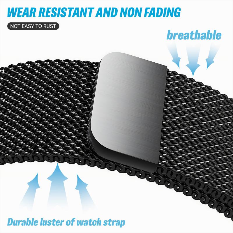 BUSKOZ Milanese Loop For Samsung Galaxy Watch 8 Classic 44-40mm Band Wristband Metal Magnetic Bracelet Galaxy 8 46mm Strap