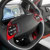 For Kia EV6 Niro SG2 2pcs Red Inner Steering Wheel Button Frame Trim Cover Interior Mouldings Car Upgrade Decoration Accessory