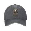 Santa Muerte Saint Death Goth Mexican Muertos Skull Washed Denim Cap Casual Baseball Caps Hat Summer Unisex Baseball Hats