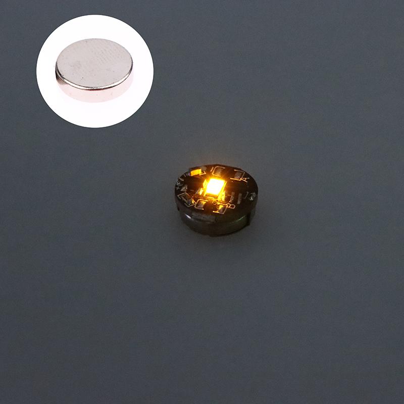 1Pc Led Magnetron Light Modeling Led Bright Wireless Lamp Toys Model Magnetic Induction Control Switch Lights + Battery