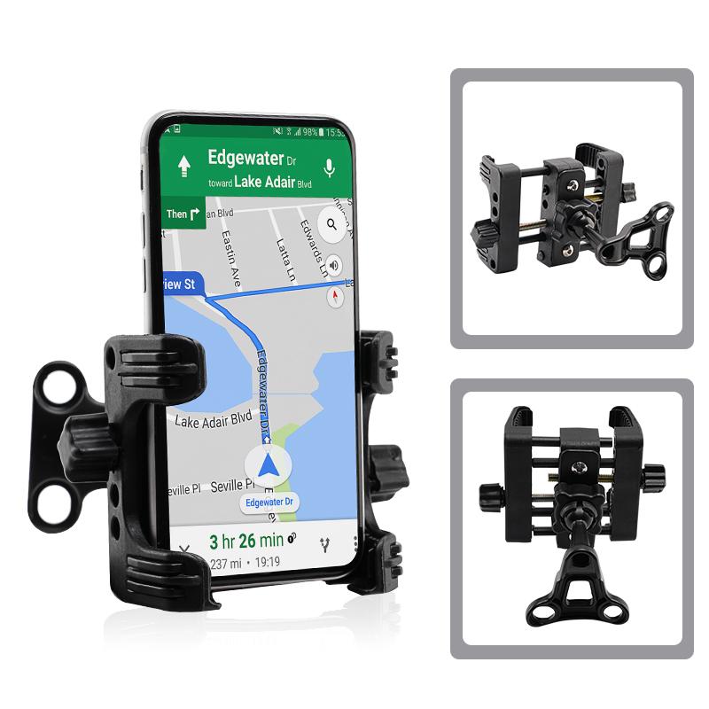 Adjustable Motorcycle Riding Bracket Handlebar Phone Navigation Holder Stand Mount For Harley Sportster XL Dyna Softail Touring