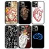 Menschliches Herz Anatomie Handyhülle Rückseite für iPhone 17 Air 16 15 14 13 11 12 Pro Max Plus Hülle Coque