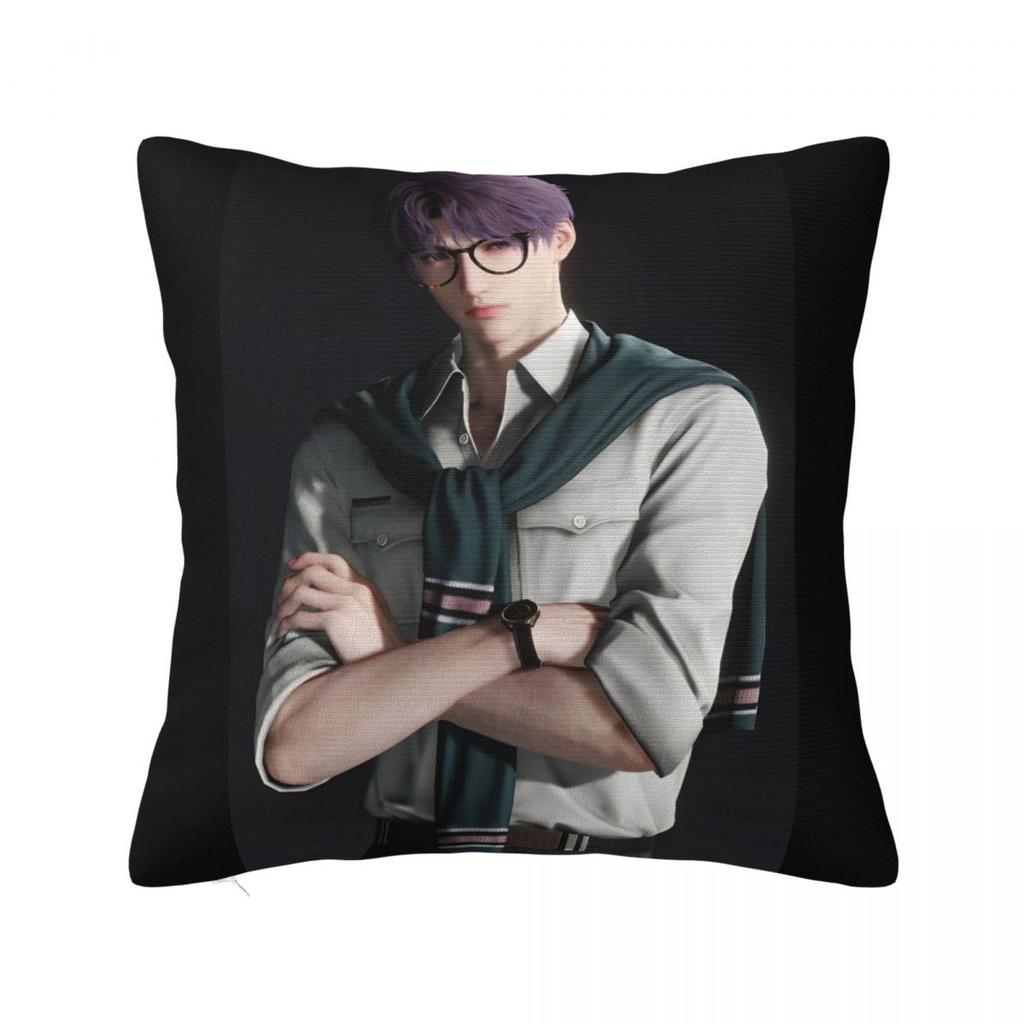 Love And Deepspace Pillow Covers Polyester Home Rafayel Cushion Case Funny Home Decoration Pillowcase 4545