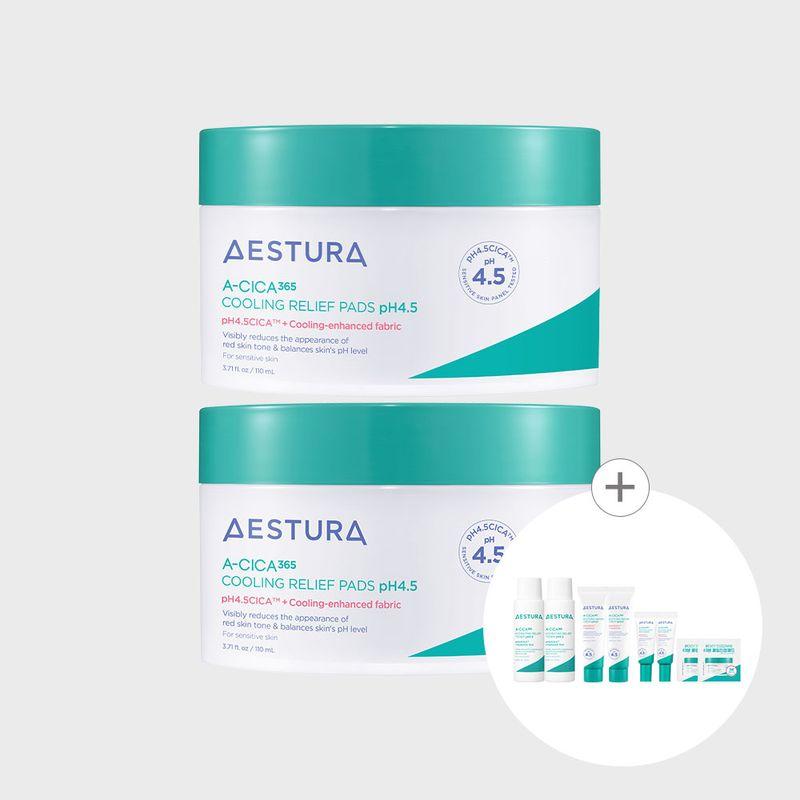 A-Cica 365 Cooling Pack Pad pH 4.5 110ml Duo