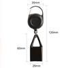 Outdoor Telescopic Buckle Cable Holder Certificate Buckle Anti Loss Device Telescopic Fire Machine Set Circular Easy Pull Buckle