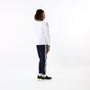 Champion Long Sleeve Round Script School Kids' T-Shirt, Neck, Quick-Drying, Logo, Boys, White, CK-ZS405