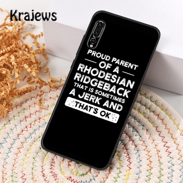 Krajews Rhodesian Ridgeback Dog Phone Case Cover For iPhone 17 Air 16 15 14 Plus 11 Pro Max 13 Pro Max 12 Max Coque